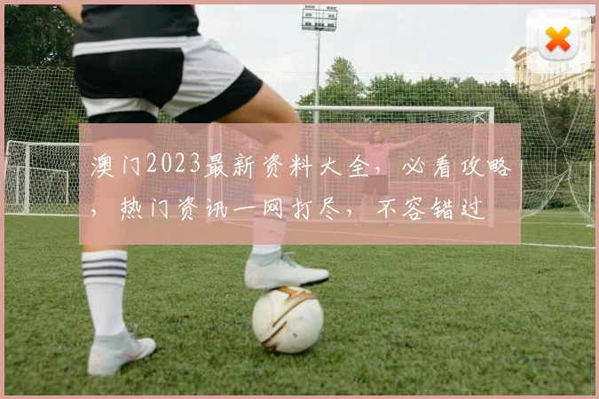 澳门2023最新资料大全，必看攻略，热门资讯一网打尽，不容错过